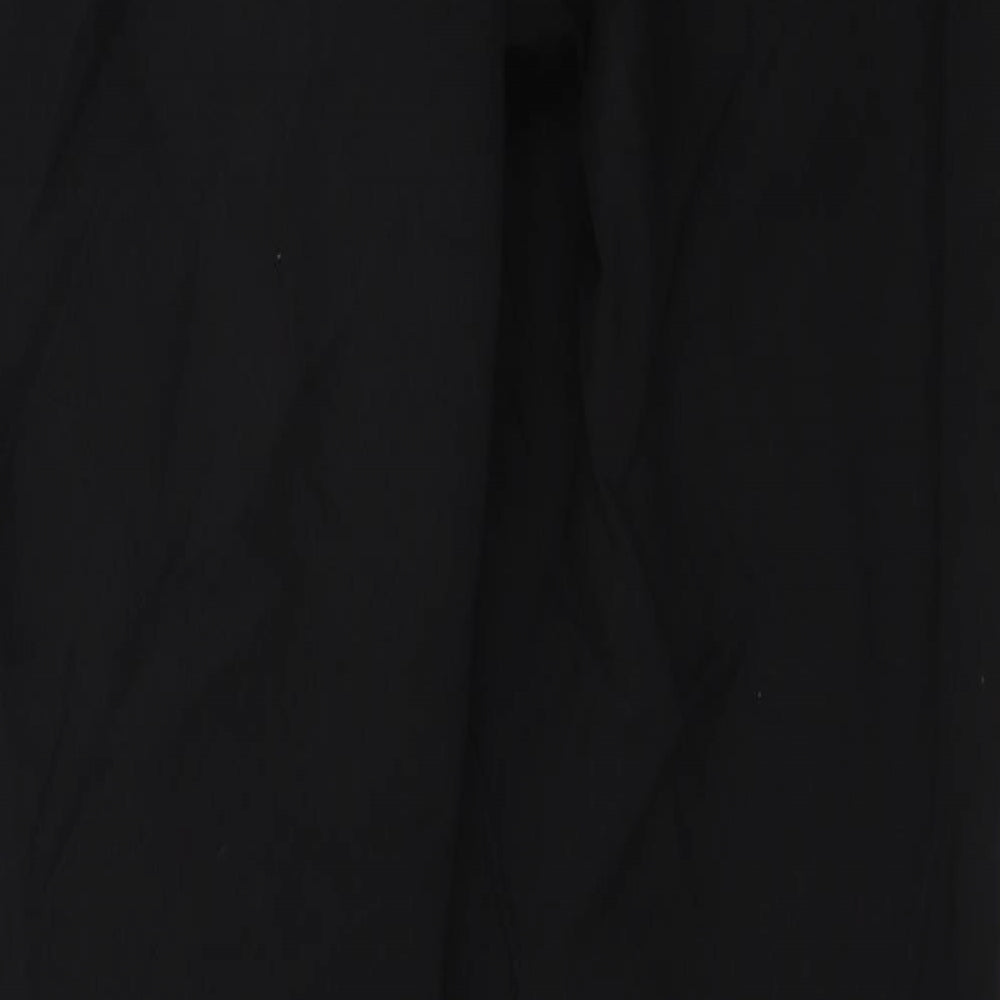 Papaya Womens Black Trousers Size 12 L26 in