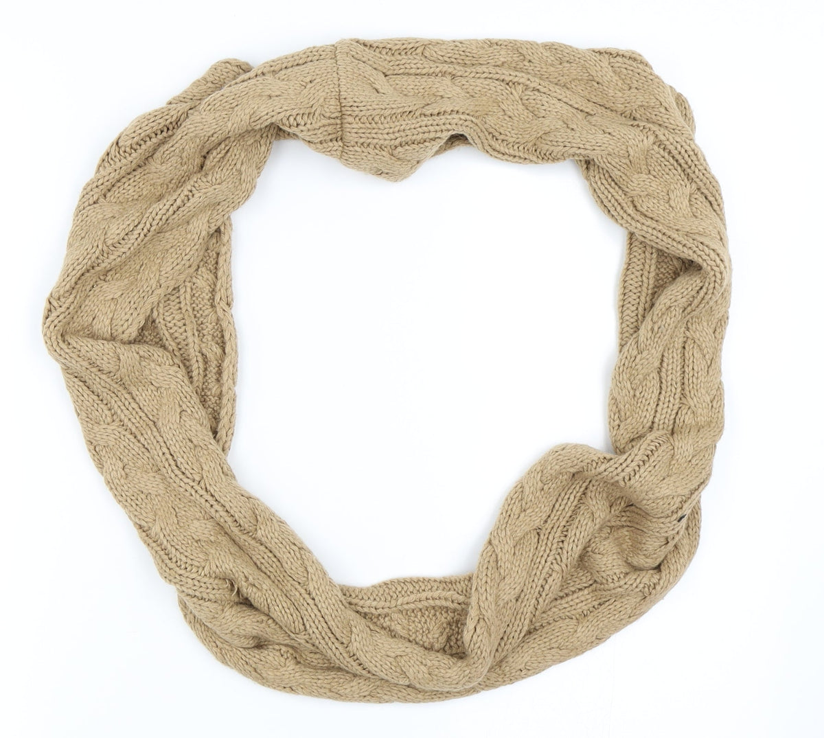 Front view of New Look women’s beige scarf - snood