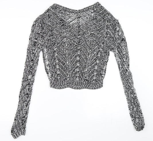 H&M Womens Black Pullover Jumper Size 34