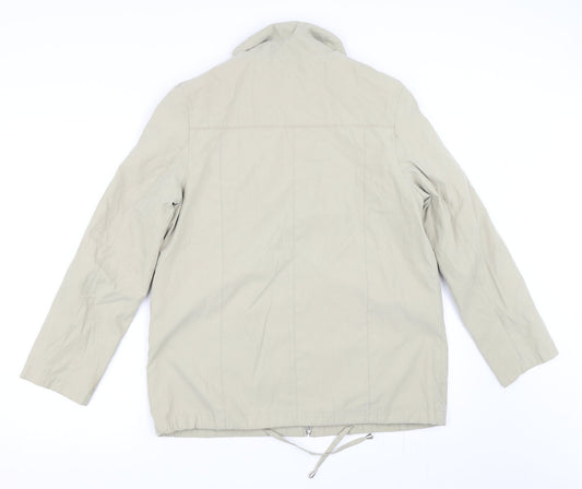 Preworn Womens Beige Jacket Coat Size 10