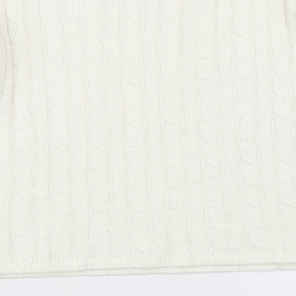 Femme Luxe Womens Ivory Pullover Jumper Size 12