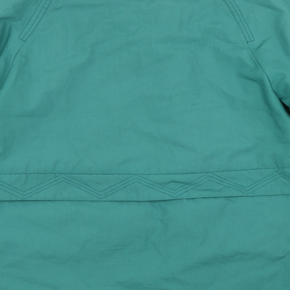 Telemac Womens Green Quilted Coat Size M