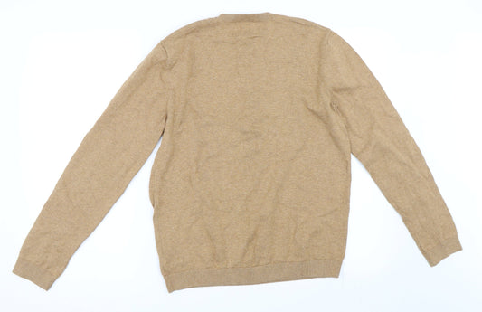 Topman Mens Beige Pullover Jumper Size M