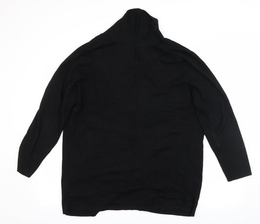 Bonmarché Womens Black Knit Cardigan Jumper Size XL