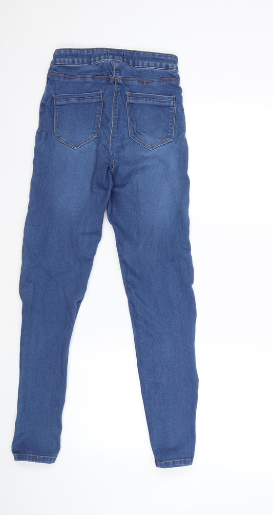 Papaya Womens Blue Denim Skinny Jeans Size 10 L28 in