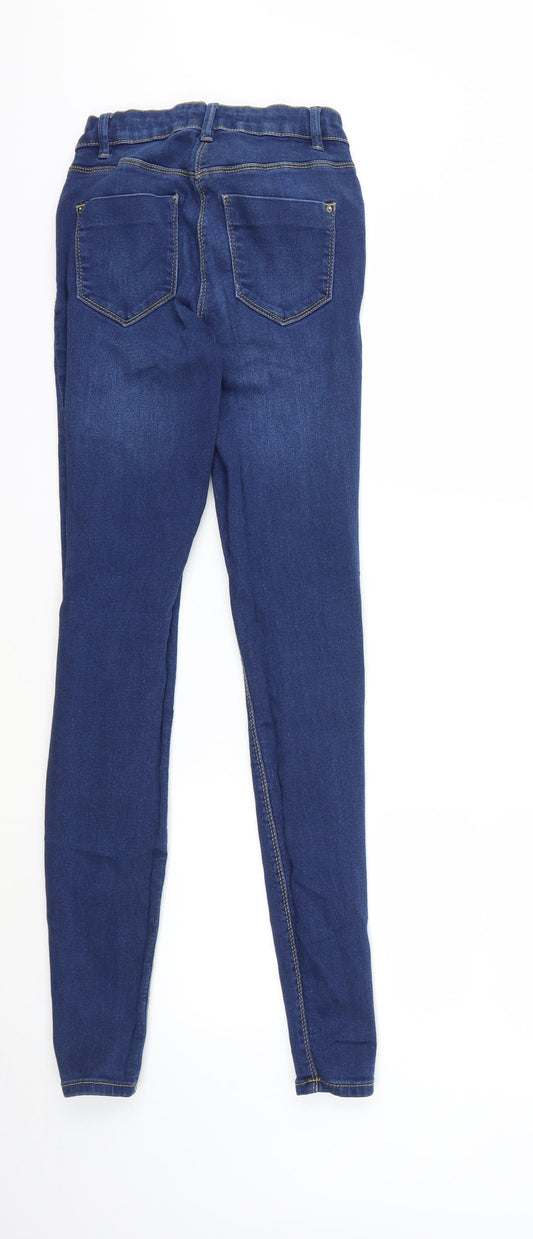 Papaya Womens Blue Denim Skinny Jeans Size 8 L29 in
