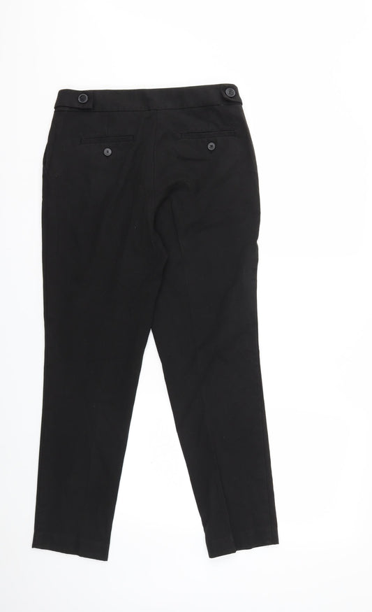 NEXT Womens Black Trousers Size 8 L26 in
