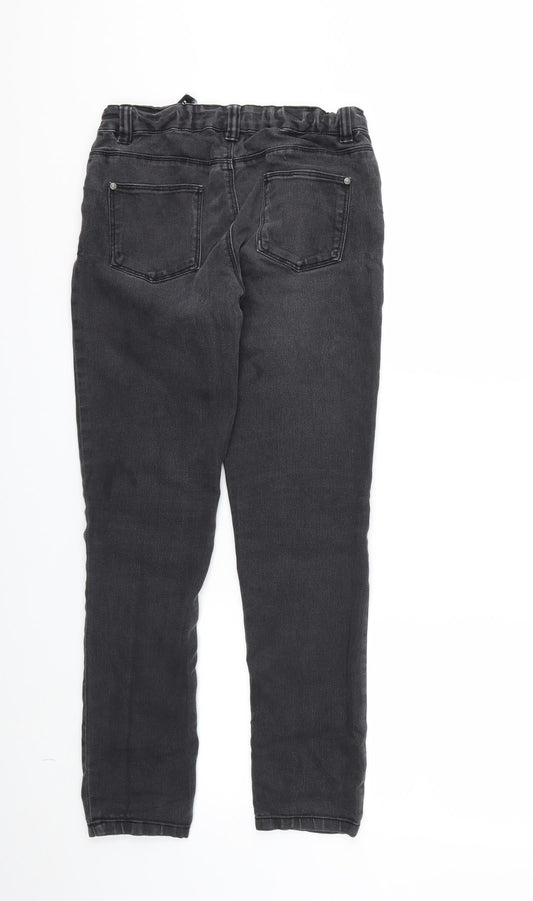 Denim & Co. Girls Grey Denim Skinny Jeans Size 11-12 Years
