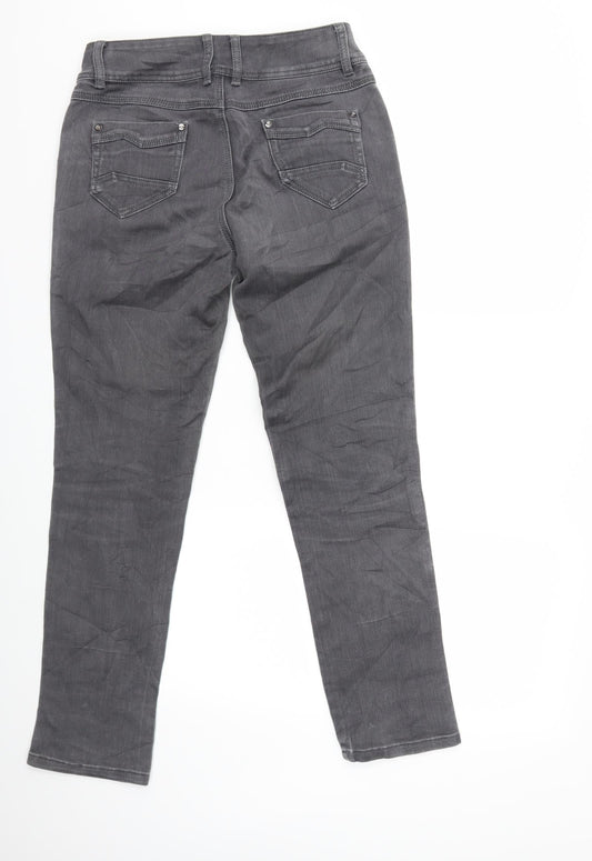 Yazz Collection Womens Grey Denim Skinny Jeans Size 30 in L29 in