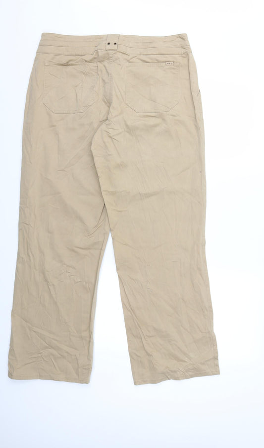 MAC Womens Beige Chino Trousers Size 36 in L30 in