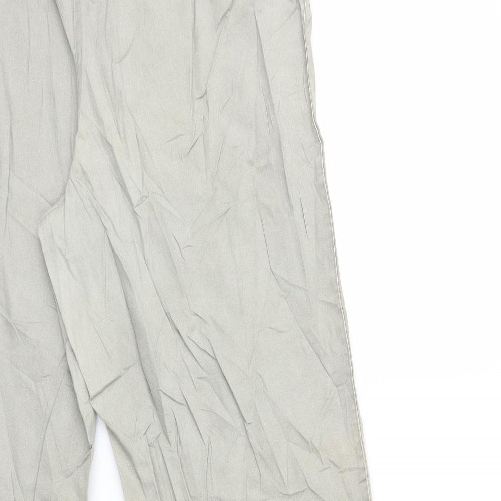 Preworn Womens Grey Trousers Size 34 in L29 in
