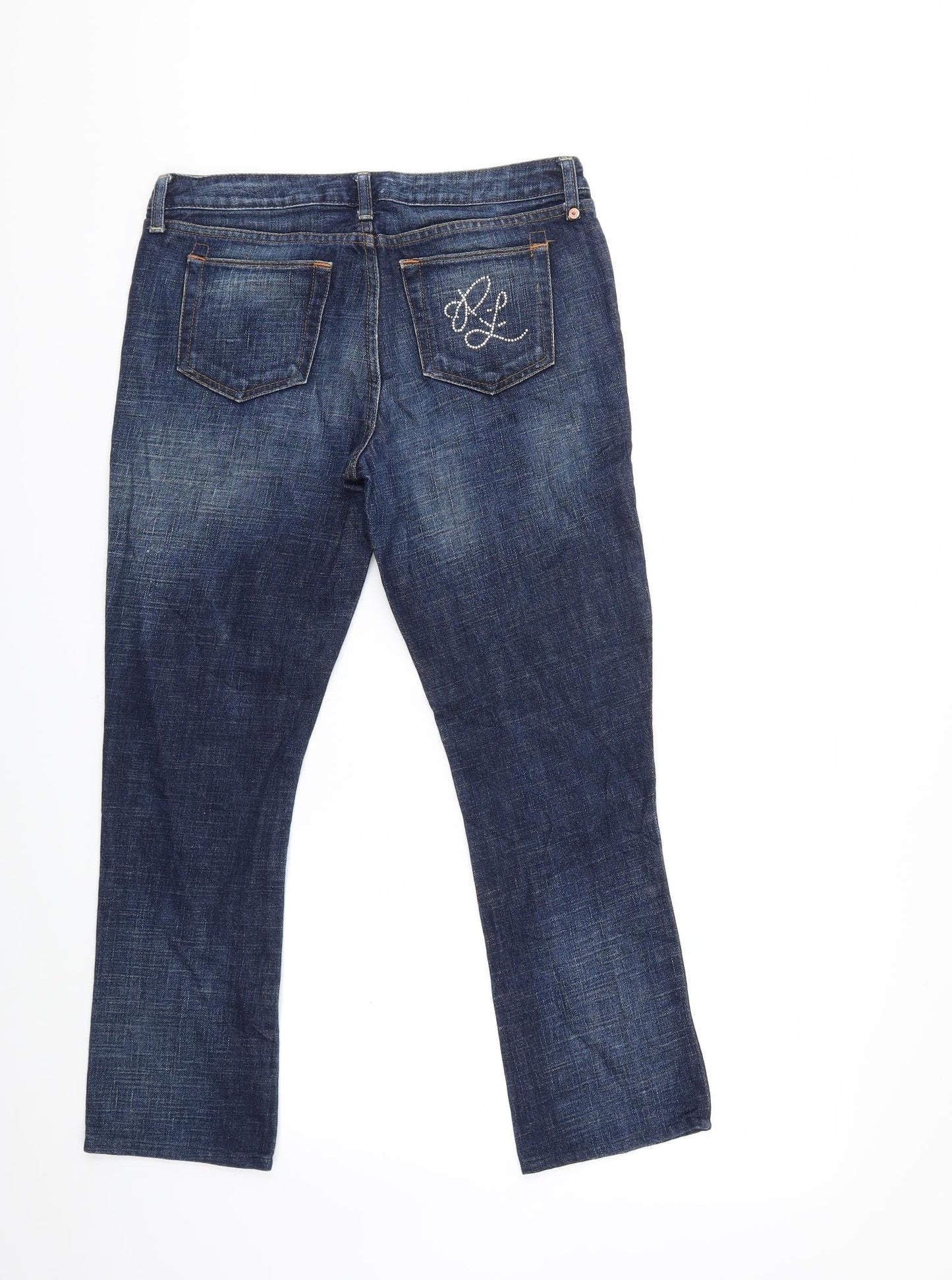 POLO Jeans company Womens Blue Denim Skinny Jeans Size 30 in L26 in