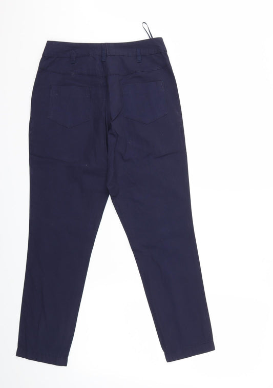NEXT Womens Blue Trousers Size 8 L26 in
