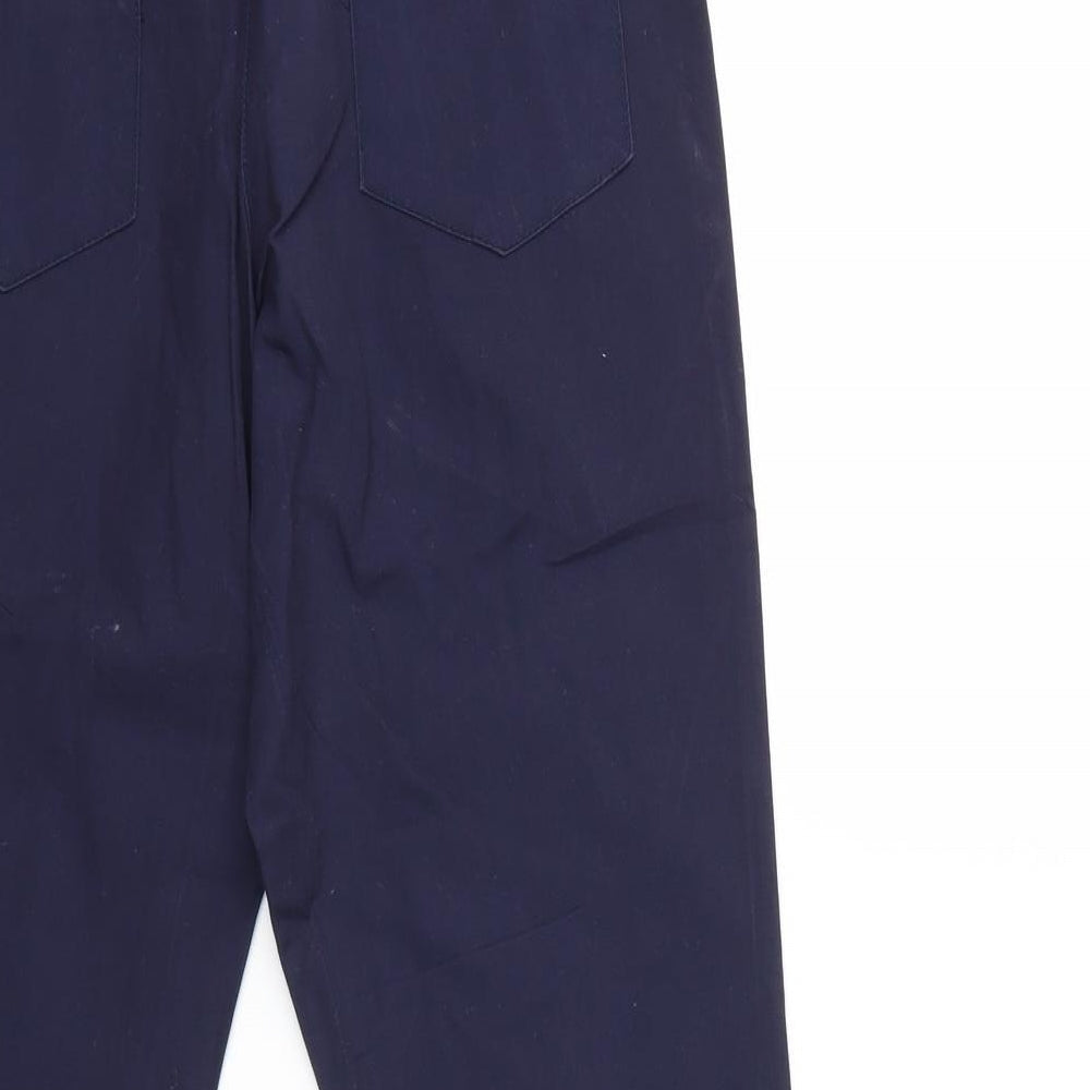 NEXT Womens Blue Trousers Size 8 L26 in