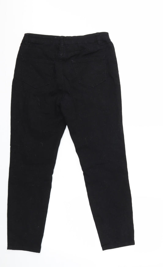 New Look Womens Black Denim Skinny Jeans Size 10 L27 in