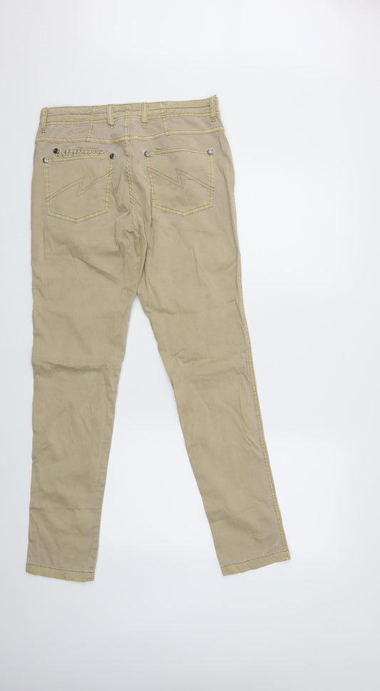 Street One Womens Beige Trousers Size 30 in L29 in
