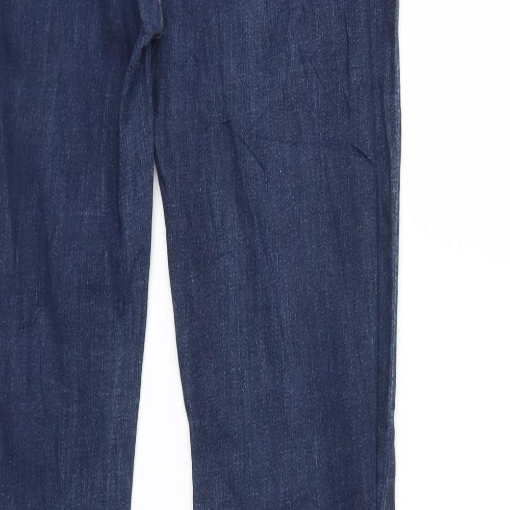 Preworn Womens Blue Denim Skinny Jeans Size 33 in L34 in