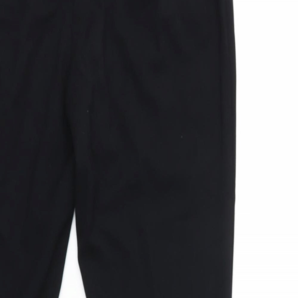 Marks and Spencer Womens Black Trousers Size 14 L26 in