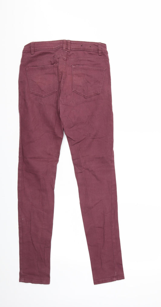 yes yes Womens Purple Denim Skinny Jeans Size 8 L29 in