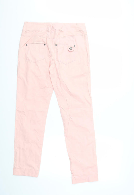 Only Womens Pink Trousers Size 34 in L34 in