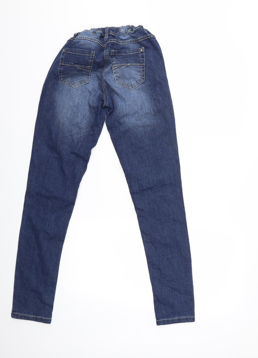 REAL DENIM Girls Blue Denim Skinny Jeans Size 14 Years