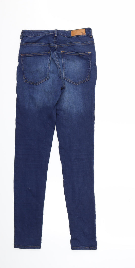 Never Denim Womens Blue Denim Skinny Jeans Size XS L31 in