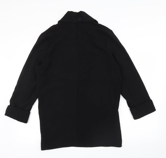 Primark Womens Black Jacket Size 10 - front pockets
