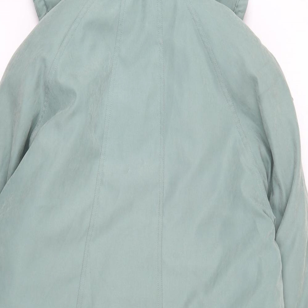ASTRAKA SPORTLINE Womens Green Overcoat Coat Size S