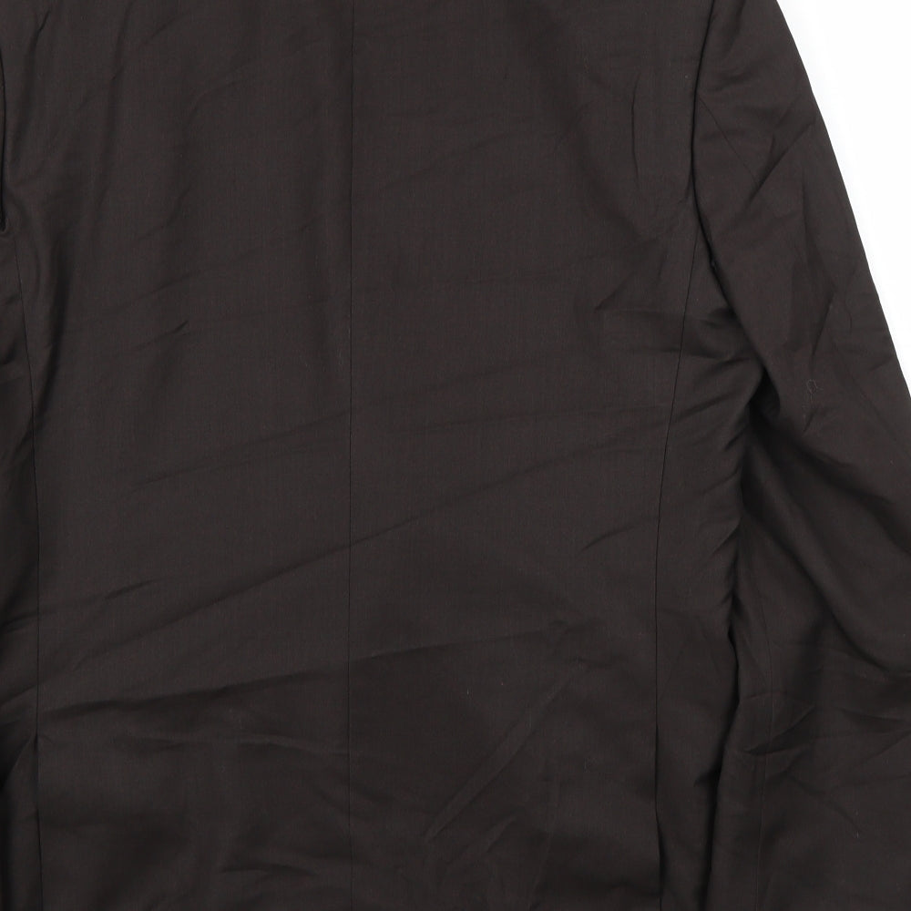 Preworn Mens Brown Jacket Suit Jacket Size 36