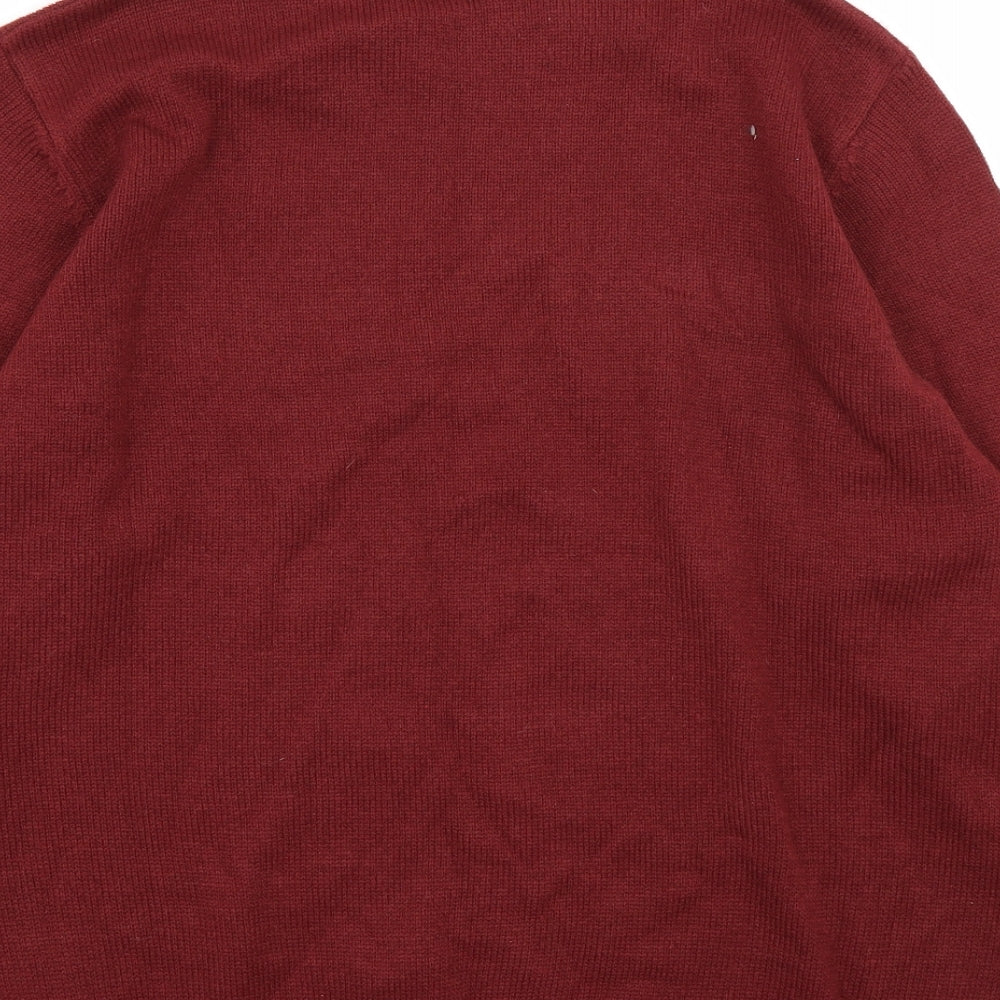 Brand and care label for Damart women’s brown jumper, size UK 18