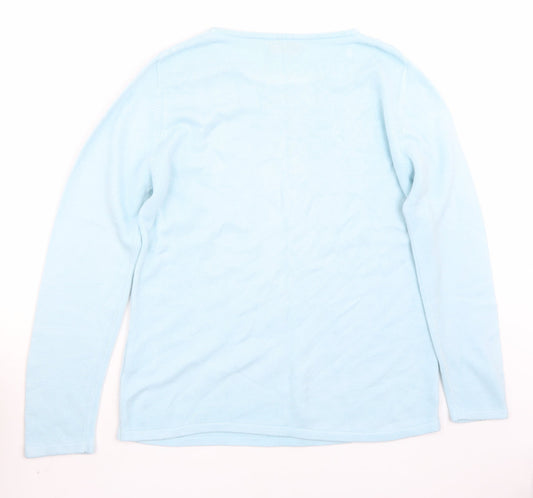 Anna rose Womens Blue Pullover Jumper Size L