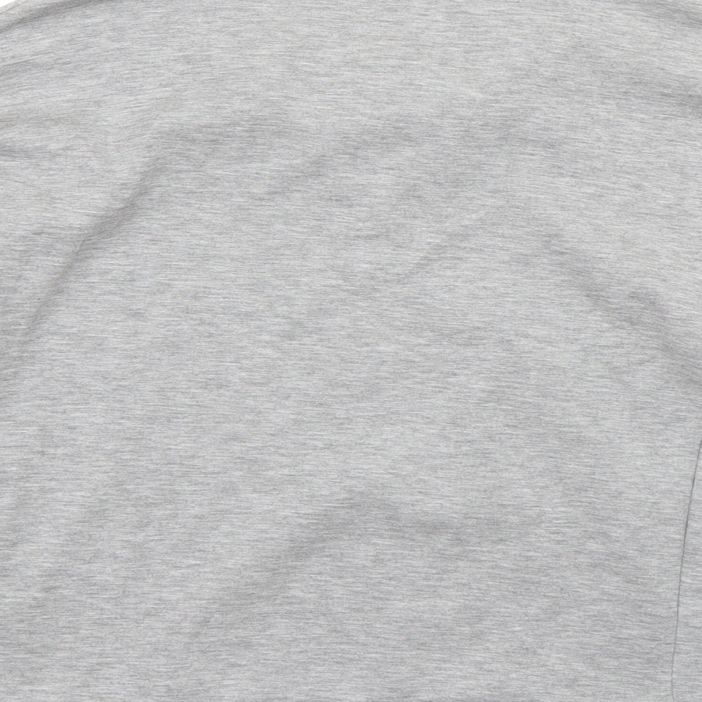 Brand and care label for Very women’s grey jumper, size M