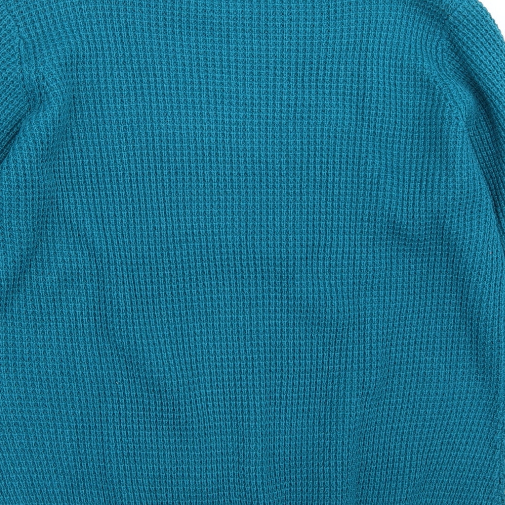 Isle Womens Blue Pullover Jumper Size L