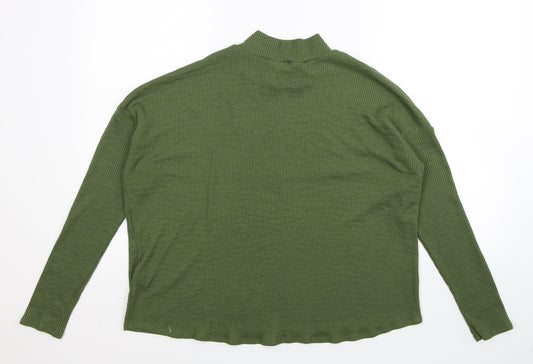Divided Womens Green Basic T-Shirt Size L