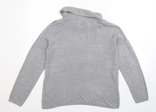 Bonmarché Womens Grey Knit Pullover Jumper Size 14