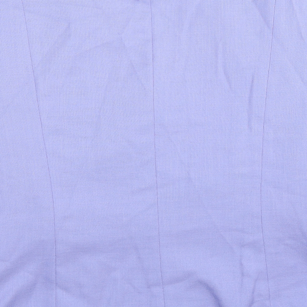 Brand and care label for Paul Berman women’s blue jacket blazer, size UK 16