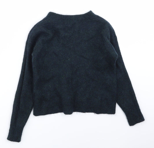 H&M Womens Green Pullover Jumper Size S