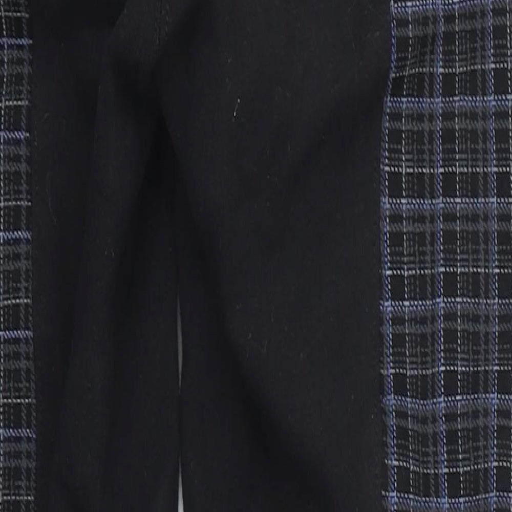 Gallop Womens Black Check Jegging Trousers Size 10