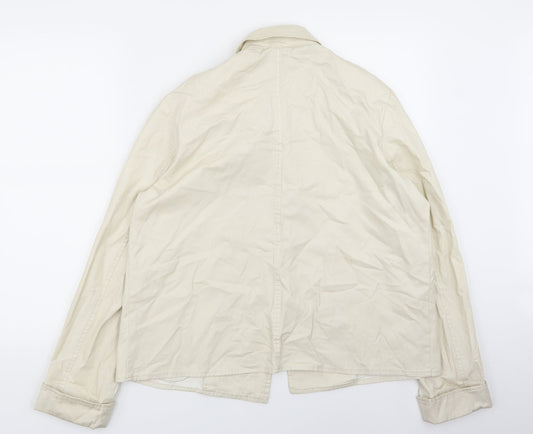 branchelle Womens Beige Jacket Size 14