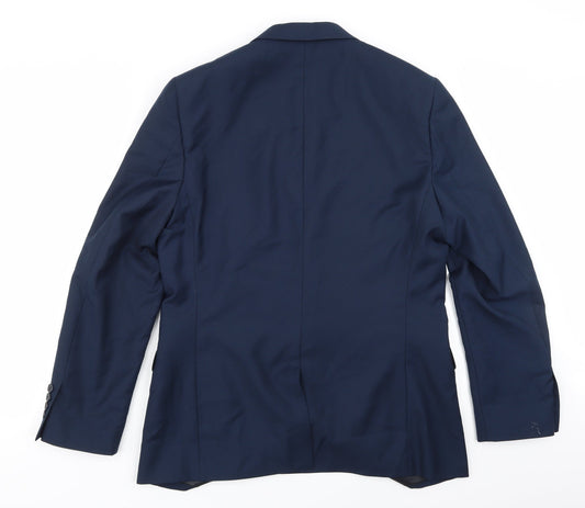 Tailor & Cutter Mens Blue Jacket Blazer Size 42