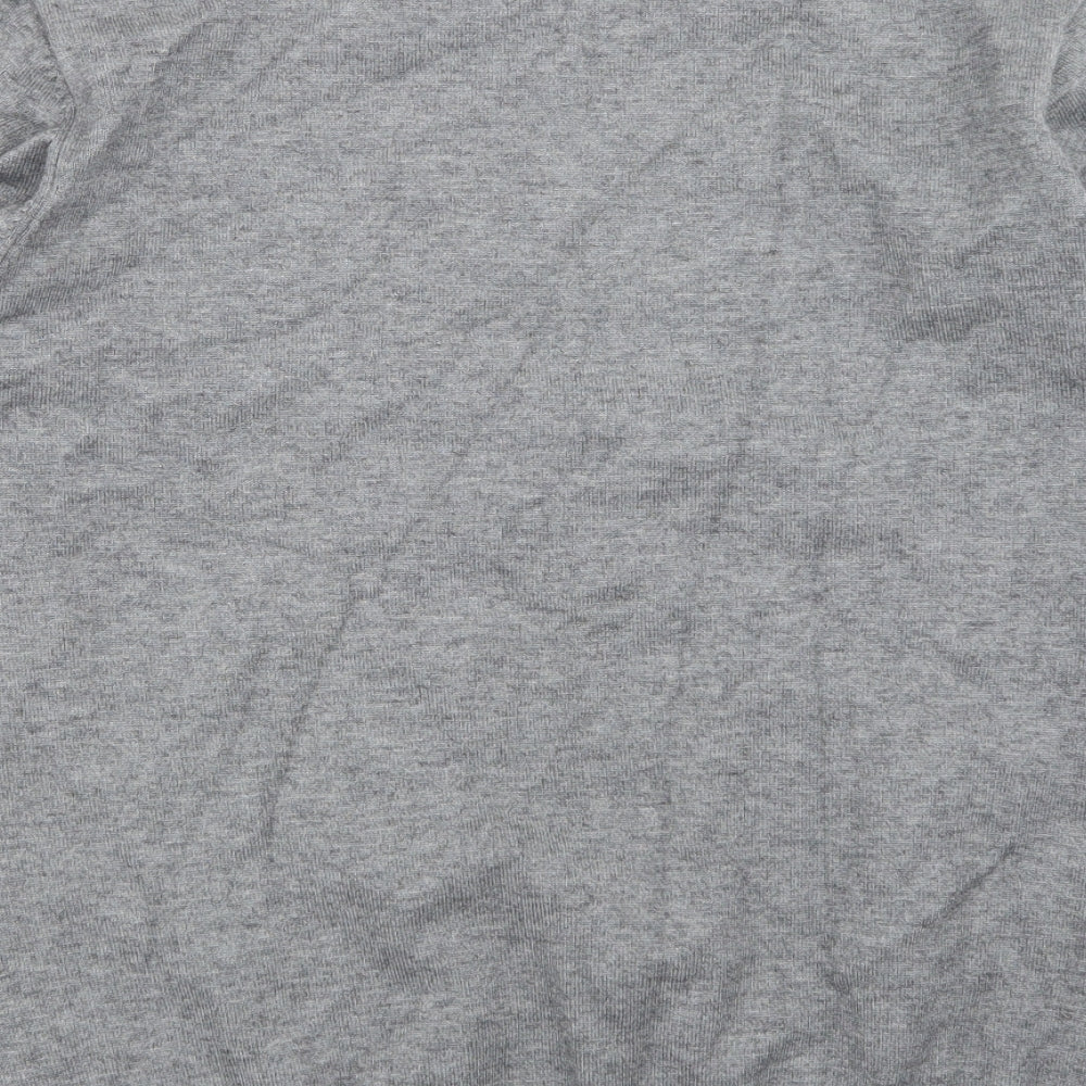 PARAMOR Womens Grey Floral Pullover Jumper Size XL
