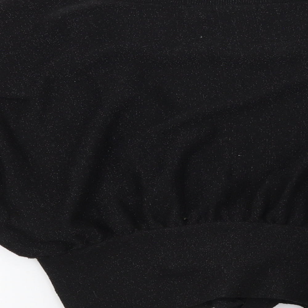 New Look Womens Black Shrug Jumper Size 12