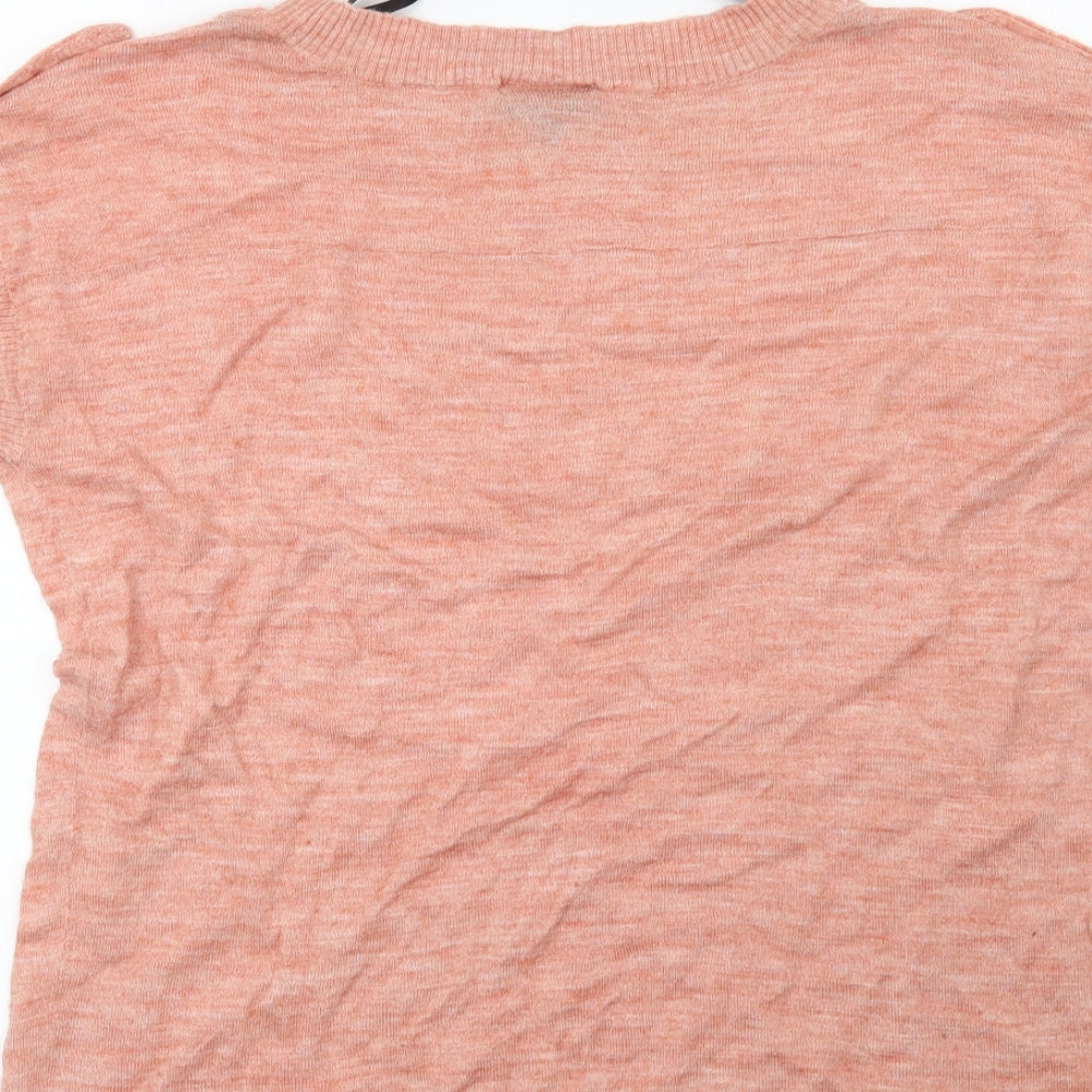 Warehouse Womens Pink Pullover Jumper Size 12