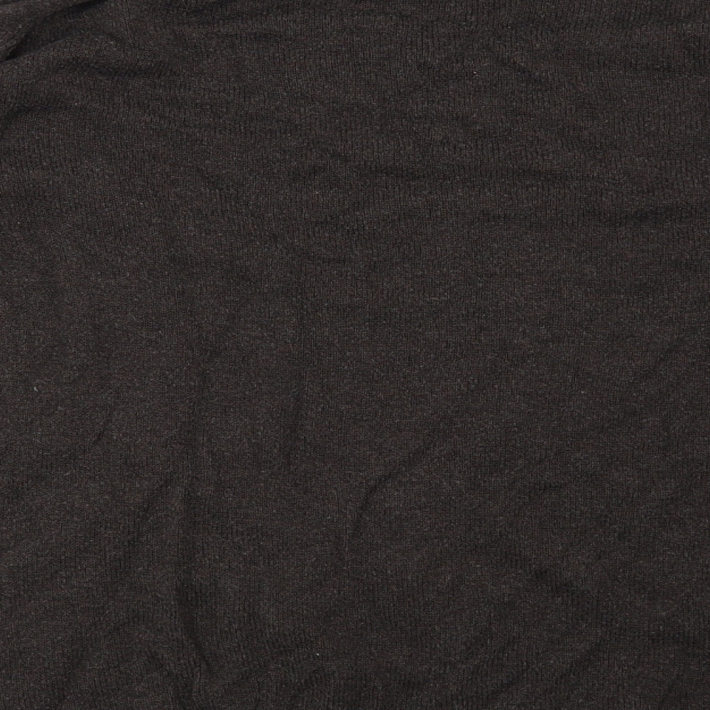 Brand and care label for H&M women’s grey jumper, size L