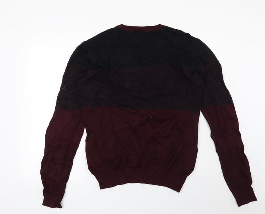 Peacocks Mens Red Pullover Jumper Size M