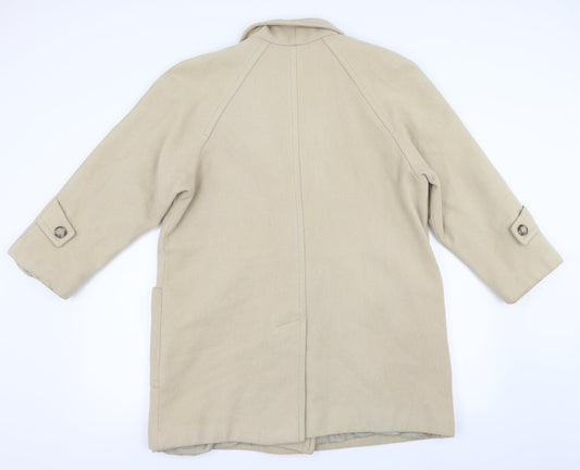 Bonmarché Womens Beige Overcoat Coat Size 18