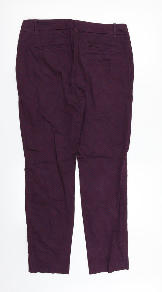 Mohito Womens Purple Trousers Size 10 L28 in