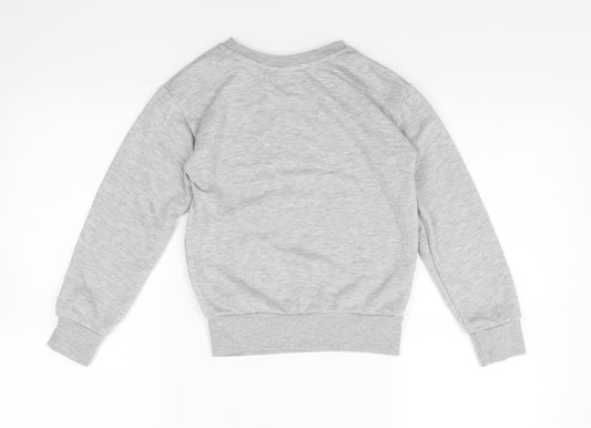 Primark Girls Grey Pullover Jumper Size 7-8 Years - To Do List: Nothing