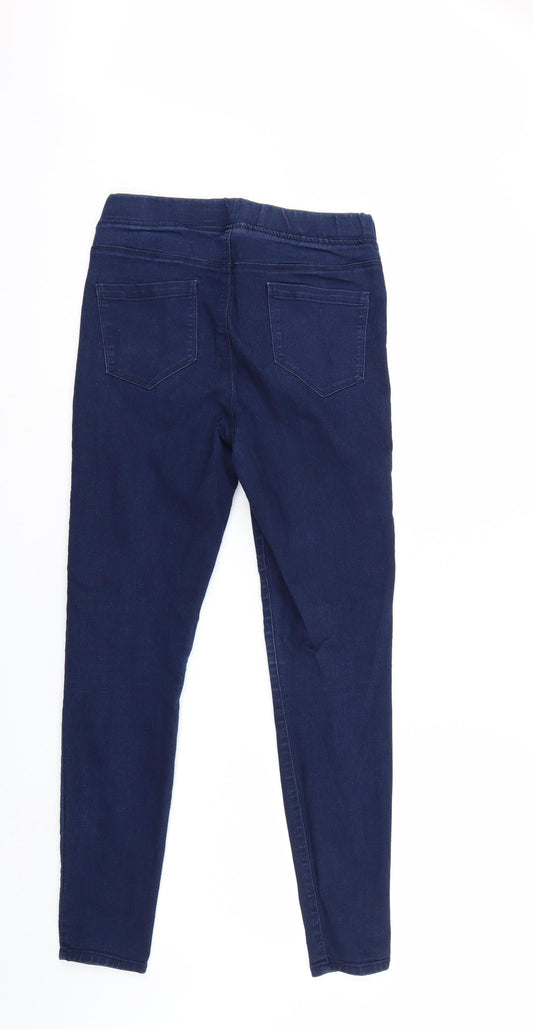 Pep & Co Womens Blue Denim Skinny Jeans Size 8 L27 in