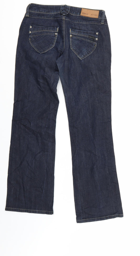 Only Mens Blue Denim Straight Jeans Size 26 in L30 in